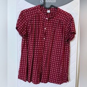 Button down short-sleeved blouse from Old Navy
